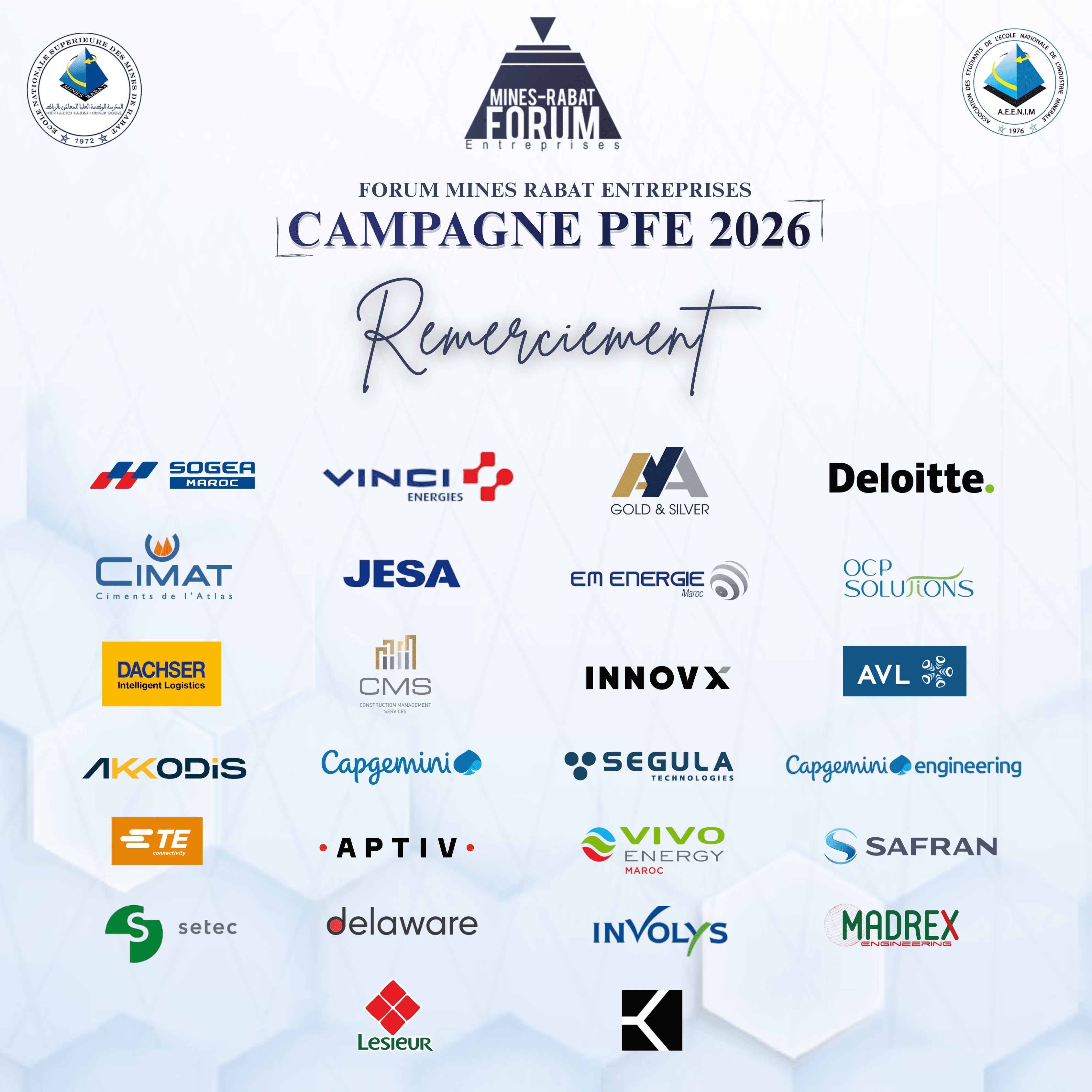 Campagne PFE 2026